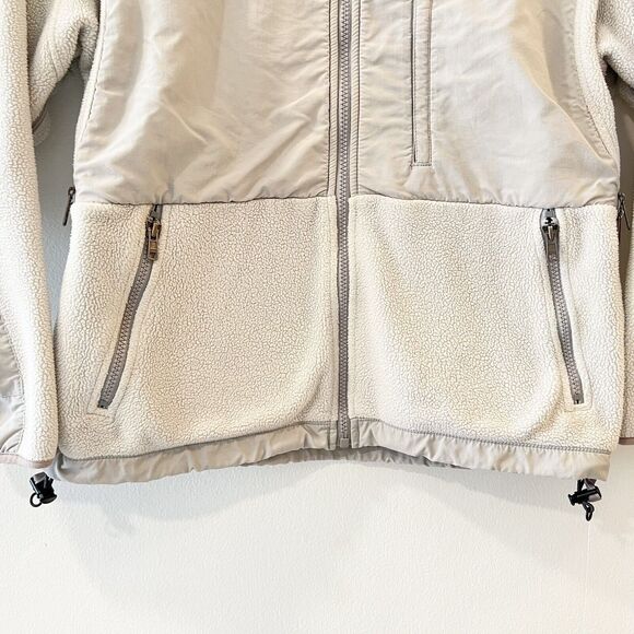 The North Face Women's Denali Polartec Fleece Zip Jacket Light Gray Size X-Small - Picture 3 of 13